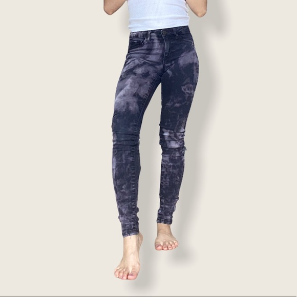 Purple Tie Dye Jeggings
